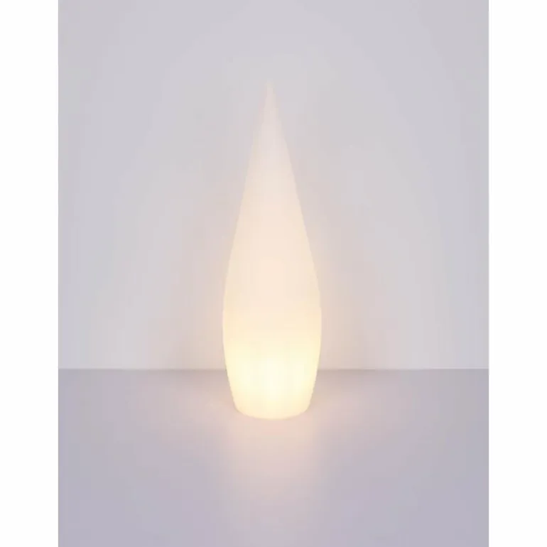 Lampadaire d'extérieur Globo VASCON LED Blanc, 1 lumière, Télécommandes, Changeur de couleurs