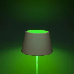 Lampadaire d'extérieur Konstsmide Pomezia LED Blanc, 1 lumière, Changeur de couleurs