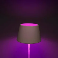 Lampadaire d'extérieur Konstsmide Pomezia LED Blanc, 1 lumière, Changeur de couleurs