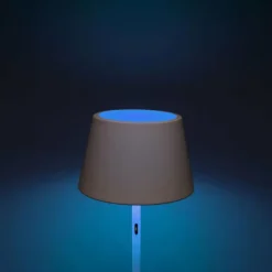 Lampadaire d'extérieur Konstsmide Pomezia LED Blanc, 1 lumière, Changeur de couleurs
