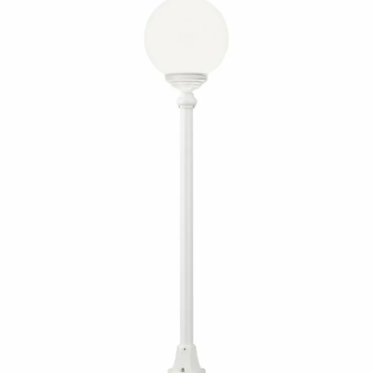 Lampadaire d'extérieur LCD Soltau Blanc, 1 lumière