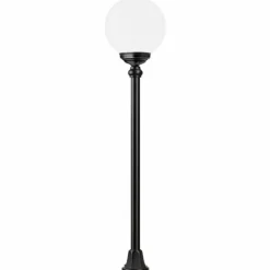 Lampadaire d'extérieur LCD Soltau Noir, 1 lumière