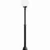 Lampadaire d'extérieur LCD Soltau Noir, 1 lumière