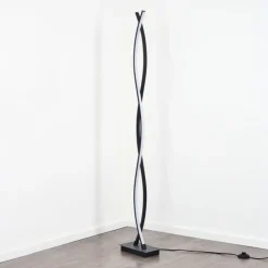hofstein Lampadaires Et Lampes Sur Pied|Lampadaire Eaglesham LED Noir, 1 lumière