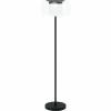 Lampadaire Eglo BRIAGLIA LED Noir, 1 lumière, Changeur de couleurs