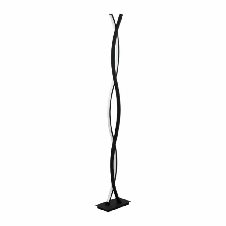 Luminaires Eglo Éclairage Led|Lampadaire Eglo LASANA LED Noir, 1 lumière