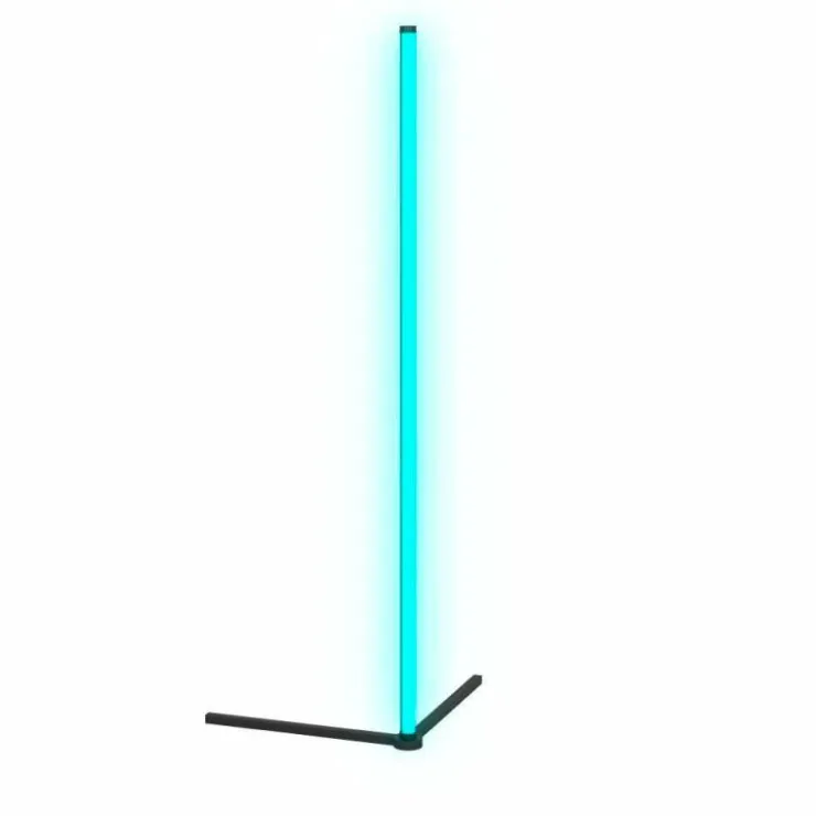 Luminaires Eglo Éclairage Led|Lampadaire Eglo RGBIC LED Noir, 1 lumière, Télécommandes, Changeur de couleurs