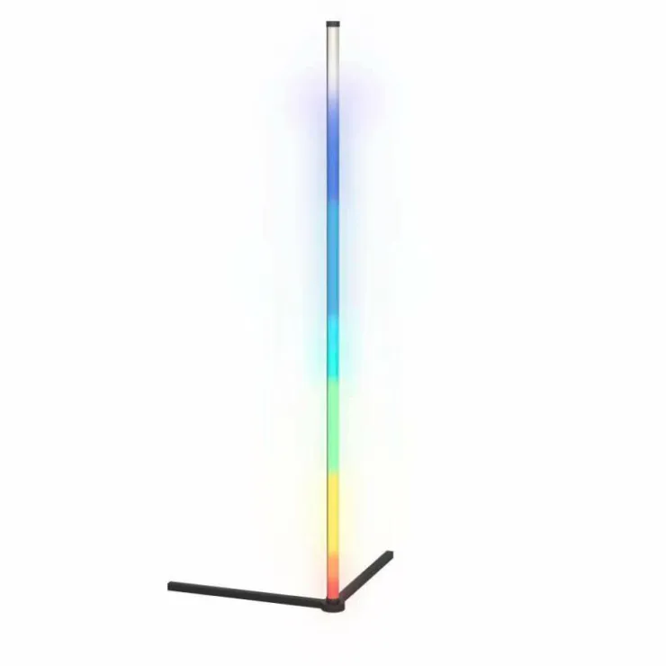 Luminaires Eglo Éclairage Led|Lampadaire Eglo RGBIC LED Noir, 1 lumière, Télécommandes, Changeur de couleurs