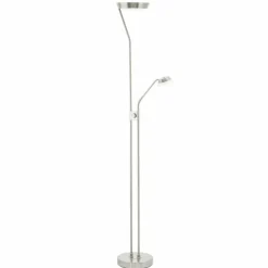 Luminaires Eglo Lampadaires Et Lampes Sur Pied|Lampadaire Eglo SARRIONE LED Nickel mat, 3 lumières
