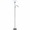 Luminaires Eglo Lampadaires Et Lampes Sur Pied|Lampadaire Eglo UP 2 Nickel mat, 2 lumières