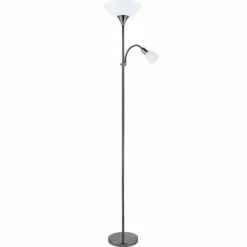 Luminaires Eglo Lampadaires Et Lampes Sur Pied|Lampadaire Eglo UP 2 Nickel mat, 2 lumières