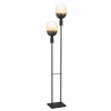 Luminaires Eglo Lampadaires Et Lampes Sur Pied|Lampadaire Eglo VALDEMORO Noir, 2 lumières