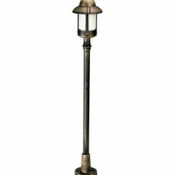 Lampadaire extérieur Albert 141 Brun, Laiton, 1 lumière