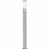 Lampadaire extérieur Eglo HELSINKI Acier inoxydable, 1 lumière, Détecteur de mouvement