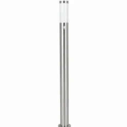 Lampadaire extérieur Eglo HELSINKI Acier inoxydable, 1 lumière, Détecteur de mouvement