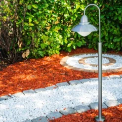 Lampadaire extérieur Eglo Sydney Acier inoxydable, 1 lumière