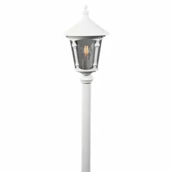 Lampadaire extérieur Konstsmide Virgo Blanc, 1 lumière