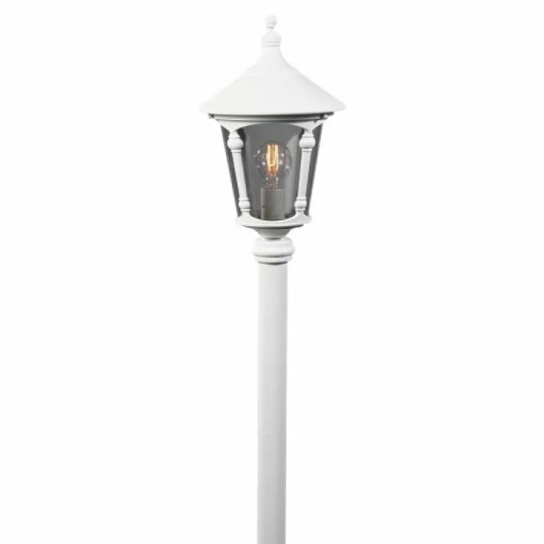Lampadaire extérieur Konstsmide Virgo Blanc, 1 lumière