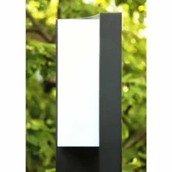 Lampadaire extérieur Trio SUEZ LED Noir, 1 lumière