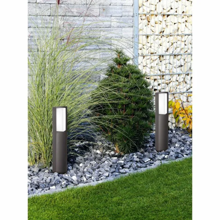 Lampadaire extérieur Trio SUEZ LED Noir, 1 lumière
