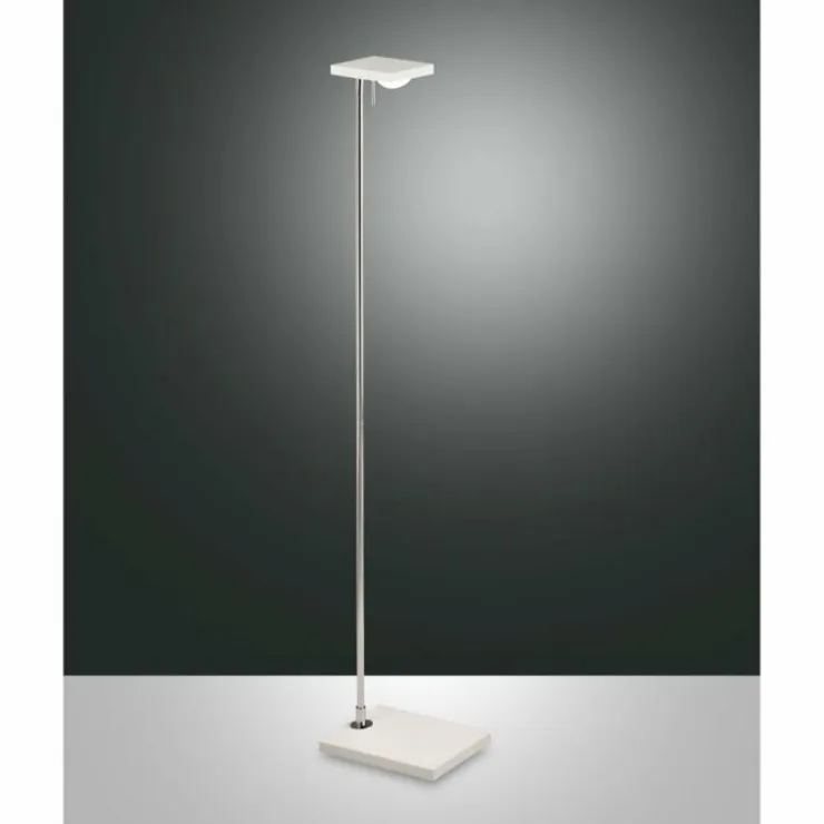 Luminaires Fabas Luce Lampadaires Et Lampes Sur Pied|Lampadaire Fabas Luce Como LED Blanc, 1 lumière