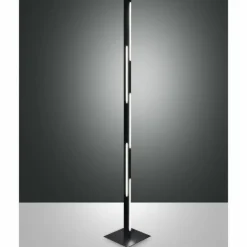 Luminaires Fabas Luce Éclairage Led|Lampadaire Fabas Luce Ling LED Noir, 1 lumière