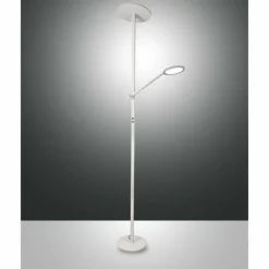 Luminaires Fabas Luce Lampadaires Et Lampes Sur Pied|Lampadaire Fabas Luce Regina LED Blanc, 2 lumières