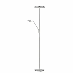 FHL easy Lampadaires Et Lampes Sur Pied|Lampadaire Fabi LED Nickel mat, 1 lumière