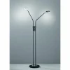 Luminaires Fischer & Honsel Éclairage Led|Lampadaire Fischer & Honsel Dent LED Noir, 2 lumières