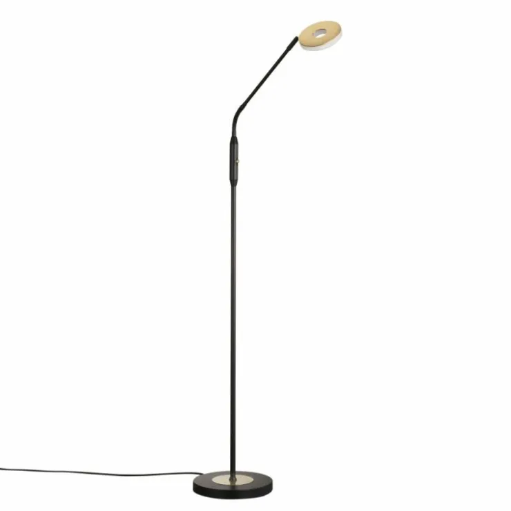 Luminaires Fischer & Honsel Éclairage Led|Lampadaire Fischer & Honsel Dent LED Noir, 1 lumière