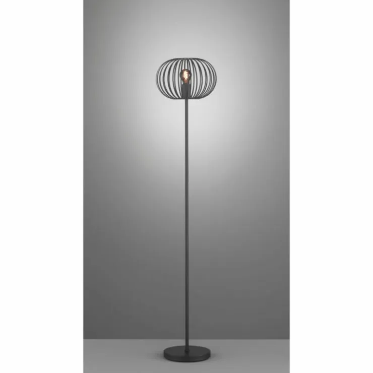 Luminaires Fischer & Honsel Lampadaires Et Lampes Sur Pied|Lampadaire Fischer-Honsel Mocca Noir, 1 lumière