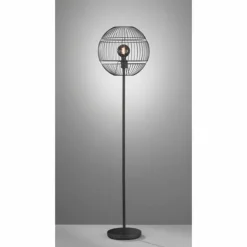 Luminaires Fischer & Honsel Lampadaires Et Lampes Sur Pied|Lampadaire Fischer-Honsel Drops Noir, 1 lumière