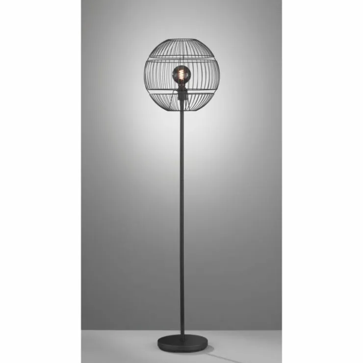 Luminaires Fischer & Honsel Lampadaires Et Lampes Sur Pied|Lampadaire Fischer-Honsel Drops Noir, 1 lumière