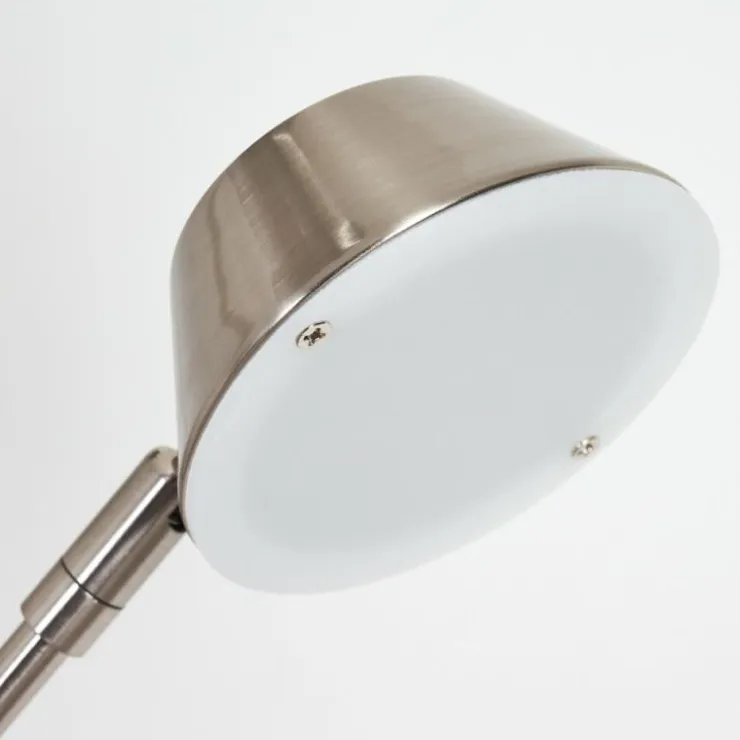 Luminaires Reality Éclairage Led|Lampadaire Florida LED Nickel mat, 2 lumières