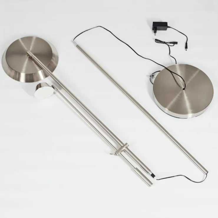 Luminaires Reality Éclairage Led|Lampadaire Florida LED Nickel mat, 2 lumières