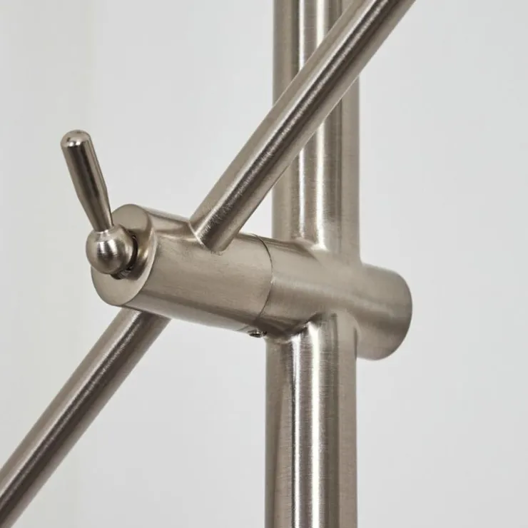 Luminaires Reality Éclairage Led|Lampadaire Florida LED Nickel mat, 2 lumières