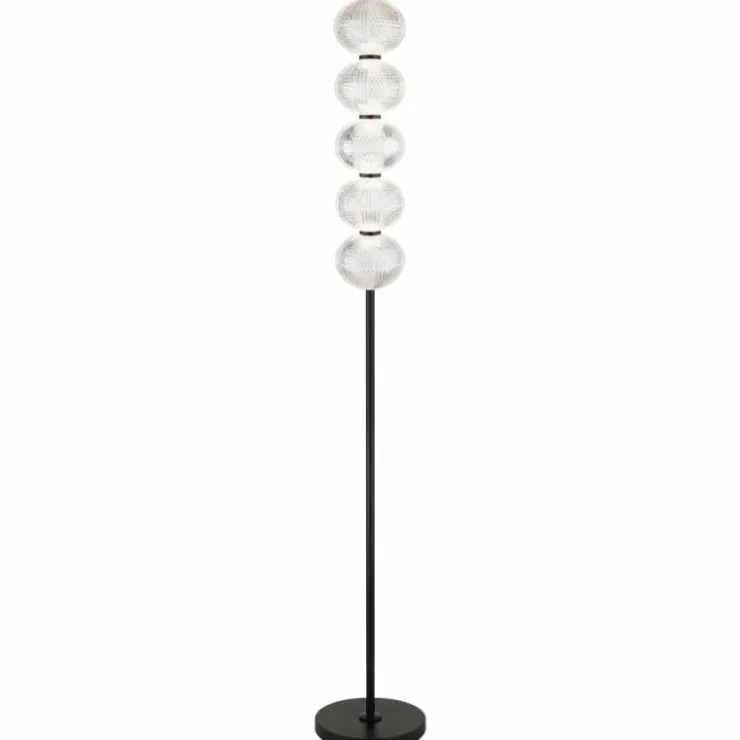 Luminaires Globo Lighting Lampadaires Et Lampes Sur Pied|Lampadaire Globo AIDA LED Noir, 5 lumières