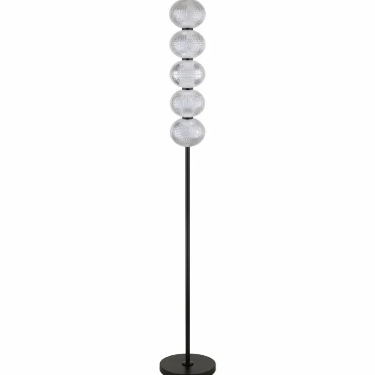 Luminaires Globo Lighting Lampadaires Et Lampes Sur Pied|Lampadaire Globo AIDA LED Noir, 5 lumières