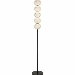 Luminaires Globo Lighting Lampadaires Et Lampes Sur Pied|Lampadaire Globo AIDA LED Noir, 5 lumières
