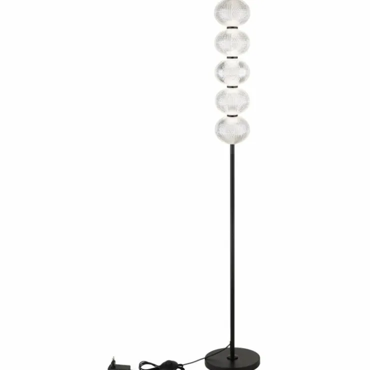 Luminaires Globo Lighting Lampadaires Et Lampes Sur Pied|Lampadaire Globo AIDA LED Noir, 5 lumières