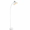 Luminaires Globo Lighting Lampadaires Et Lampes Sur Pied|Lampadaire Globo ANITA Blanc, 1 lumière