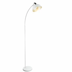 Luminaires Globo Lighting Lampadaires Et Lampes Sur Pied|Lampadaire Globo ANITA Blanc, 1 lumière