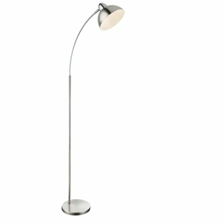 Luminaires Globo Lighting Lampadaires Et Lampes Sur Pied|Lampadaire Globo ANITA Nickel mat, 1 lumière