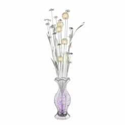 Luminaires Globo Lighting Éclairage Led|Lampadaire Globo ANTON LED Argenté, 42 lumières