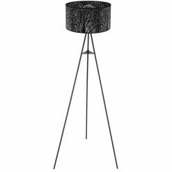 Luminaires Globo Lighting Lampadaires Et Lampes Sur Pied|Lampadaire Globo BARZI Noir, 1 lumière