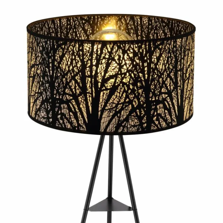 Luminaires Globo Lighting Lampadaires Et Lampes Sur Pied|Lampadaire Globo BARZI Noir, 1 lumière