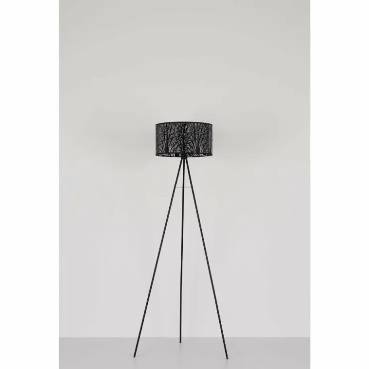 Luminaires Globo Lighting Lampadaires Et Lampes Sur Pied|Lampadaire Globo BARZI Noir, 1 lumière