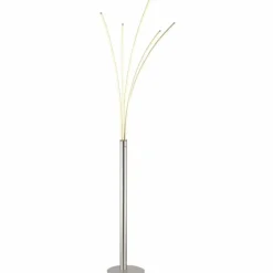Luminaires Globo Lighting Éclairage Led|Lampadaire Globo BIZZY LED Chrome, Nickel mat, 1 lumière