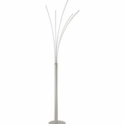 Luminaires Globo Lighting Éclairage Led|Lampadaire Globo BIZZY LED Chrome, Nickel mat, 1 lumière