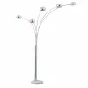 Luminaires Globo Lighting Lampadaires Et Lampes Sur Pied|Lampadaire Globo Chrome, 5 lumières